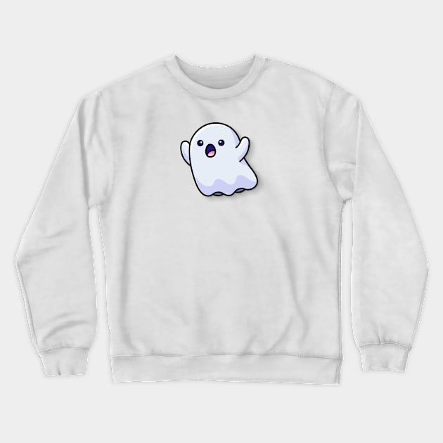 little ghost Crewneck Sweatshirt by Creatum